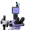 Микроскоп стерео, до 55х, по схеме Грену, с камерой и монитором, Stereo D8TR LCD, Magus