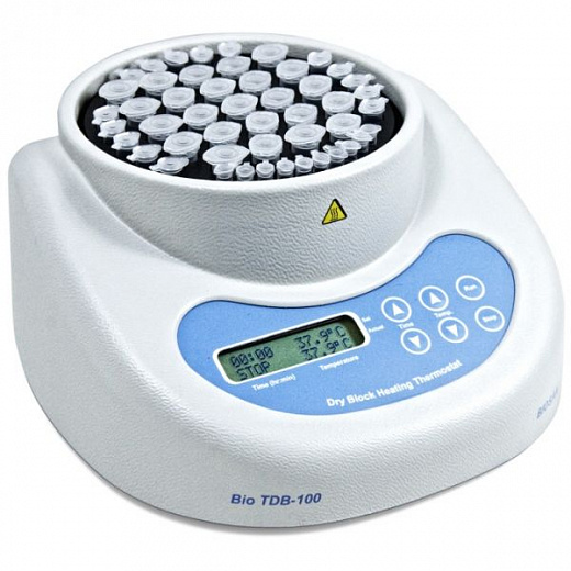 Термостат твердотельный, термоблок 24×2/1,5 мл + 15х0,5 мл + 10×0,2 мл, Bio TDB-100