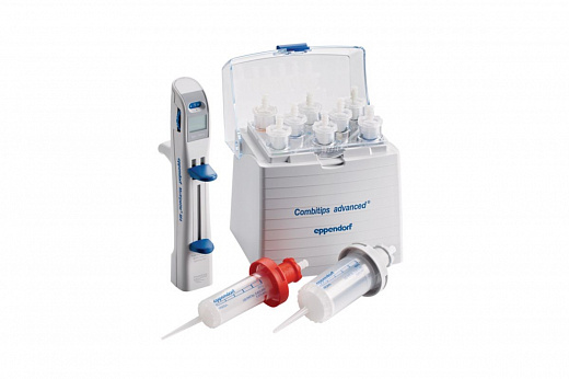 Степпер механический, 1 мкл-10 мл, Multipette M4 + штатив Combitip Rack, набор наконечников Combitips advanced Фото 1