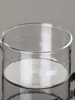 Чаша кристаллизационная, стекло, 100 мл, 70×40 мм, с носиком, Gassco
