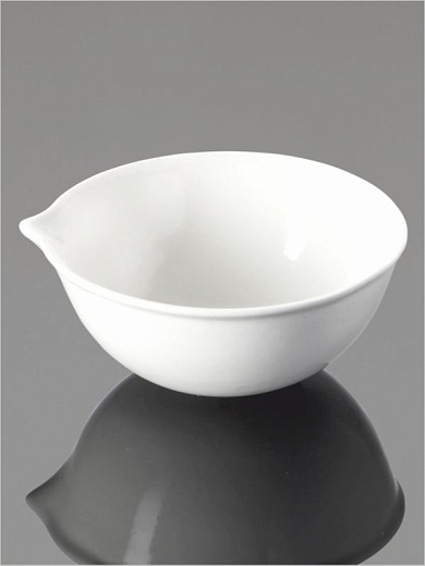 Тигель низкий, 25 мл, 47×28 мм, кремний, без крышки, 6 шт./уп., Glassco