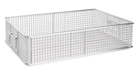 Корзина для транспортировки, 72 л, нержавеющая сталь 18/10, 600х400х300 мм, ячейки 20х20х3 мм, 1 шт., Bochem