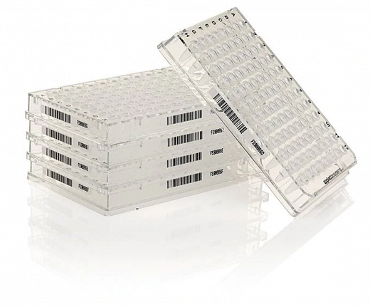 Планшеты для ПЦР, 96-лун., MicroAmp EnduraPlate, с юбкой, со штрих-кодом, оптически прозрачные, бесцветные, 500 шт./уп.