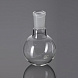 Колба круглая плоскодонная, 2000 мл, d 166 мм, шлиф 24/29, Glassco