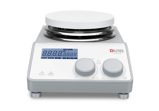 Мешалка магнитная, объём по воде 20 л, d платформы 135 мм, нагрев до 340 °С, 100-1500 об/мин, MS-H-ProA, Dlab