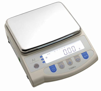 Весы технические, 12000 г/0,1 г, внешняя калибровка, AJ-12KCE, с поверкой, ViBRA