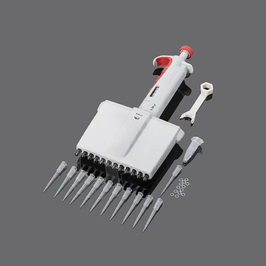 Автоматическая пипетка механическая 10-100 мкл 12-канальная, Glassco