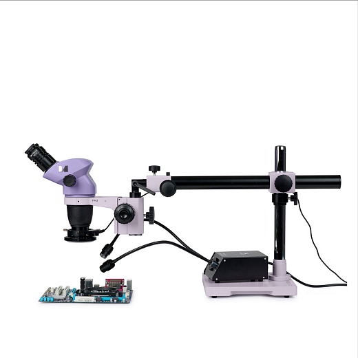 Микроскоп стерео, до 55х, по схеме Грену, Stereo 8BR, Magus