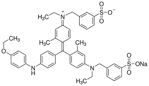 Кумасси (Бриллиантовый голубой) R-250, C.I.42655