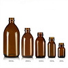Бутыль 500 мл, стекло DIN-28, круглая, темное стекло, с резьбой для крышек с контролем вскрытия (крышки заказываются отдельно), 1 шт./уп., ALWSCI Technologies