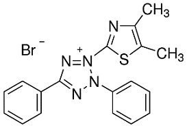 Тетразолий синий бромид, 98%, для культур клеток, 1 г., CDH, Индия