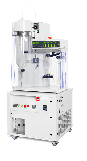 Сушилка распылительная, от 1 до 25 мкм, Mini Spray Dryer B-290 acid resistant, вид сбоку, Buchi