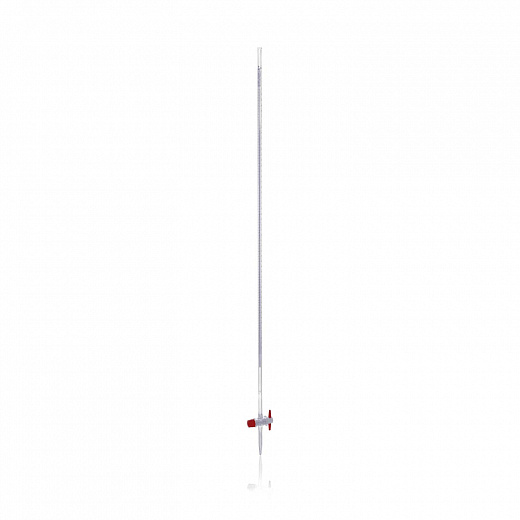 Бюретка 10 мл с одноходовым тефлоновым краном