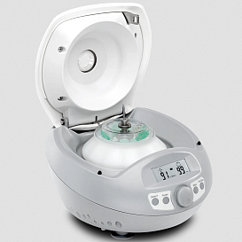 Центрифуга 15000 об/мин, 15100g, 12×0,2/0,5/1,5/2 мл, D2012 plus, DLab, Китай, с открытой крышкой