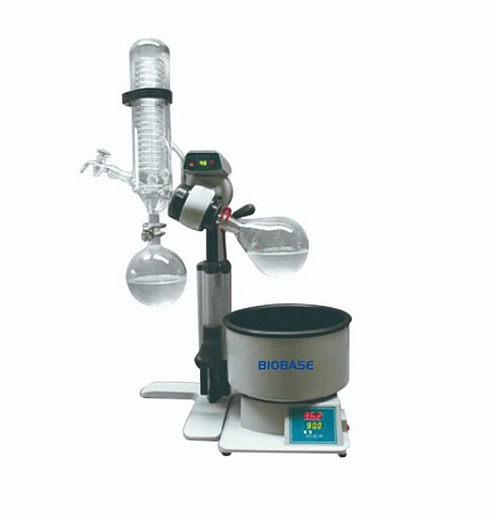 Роторный испаритель RE-2010, вертикальный холодильник, ручной лифт, Biobase, Китай