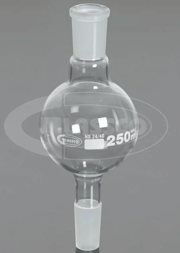Переходник для хроматографических колонок, шлиф 24/40, конус 24/40, внутренний объем 250 мл, 1 шт. в упаковке, Glassco, Индия