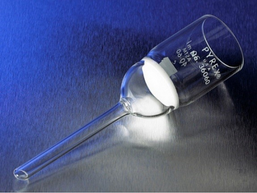 Воронка Бюхнера, стекло, d 10 мм, h 70 мм, объем 2 мл, с фриттой, d пор 4-5,5 мкм, 1 шт./уп.