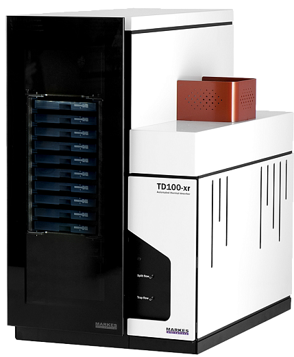 Автоматическая система двух стадийной термодесорбции TD100-xr,  совмещенная с устройством подачи проб, вместимость 100 трубок