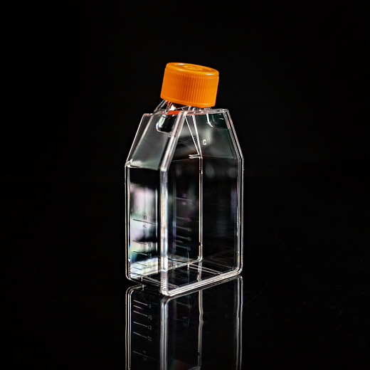 Флаконы культуральные 75 cm², вентилируемая крышка, обработанная поверхность (ТС), полистирол, стерильные