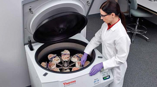 Центрифуга, максимально 8 л, 4700 об/мин, 7187 g, с охлаждением, напольная, Sorvall BP 16 открытая