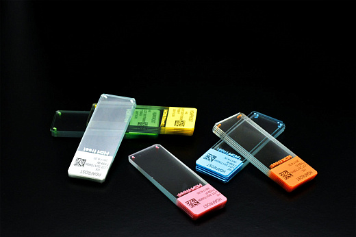 Стекло предметное, 25×75×1 мм, шлиф. кр. 45°, белое поле для маркировки, 50 шт./уп., 250 шт./кор.