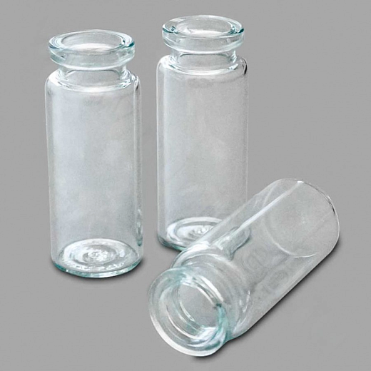 Бутыли для реагентов, 15 мл, стекло, прозрачные, нестерильные, 1 шт., Россия