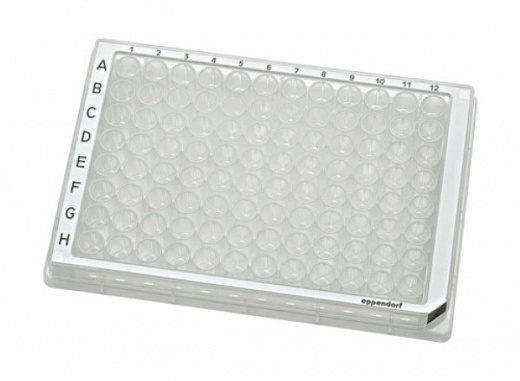 Планшет для хранения, 96 лунок, U-образное дно, PCR clean, белая рамка, 80 шт., Eppendorf